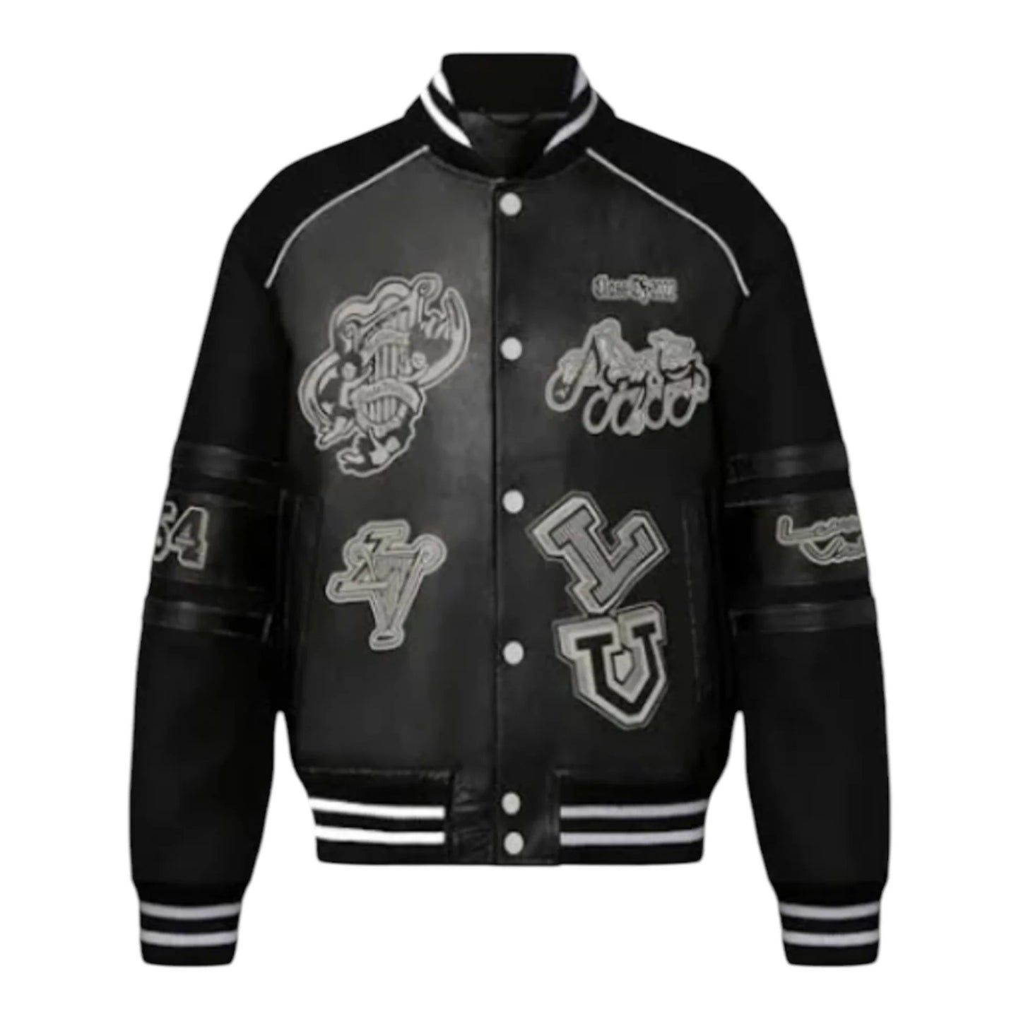 "LV" College Jacke Black