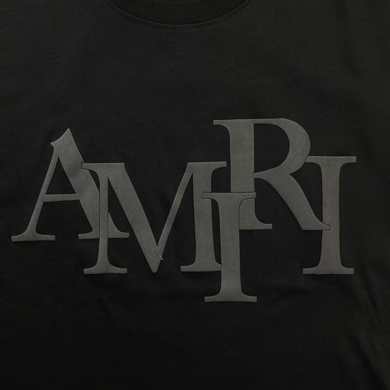 "Miri-STAGGERED LOGO" T-SHIRT