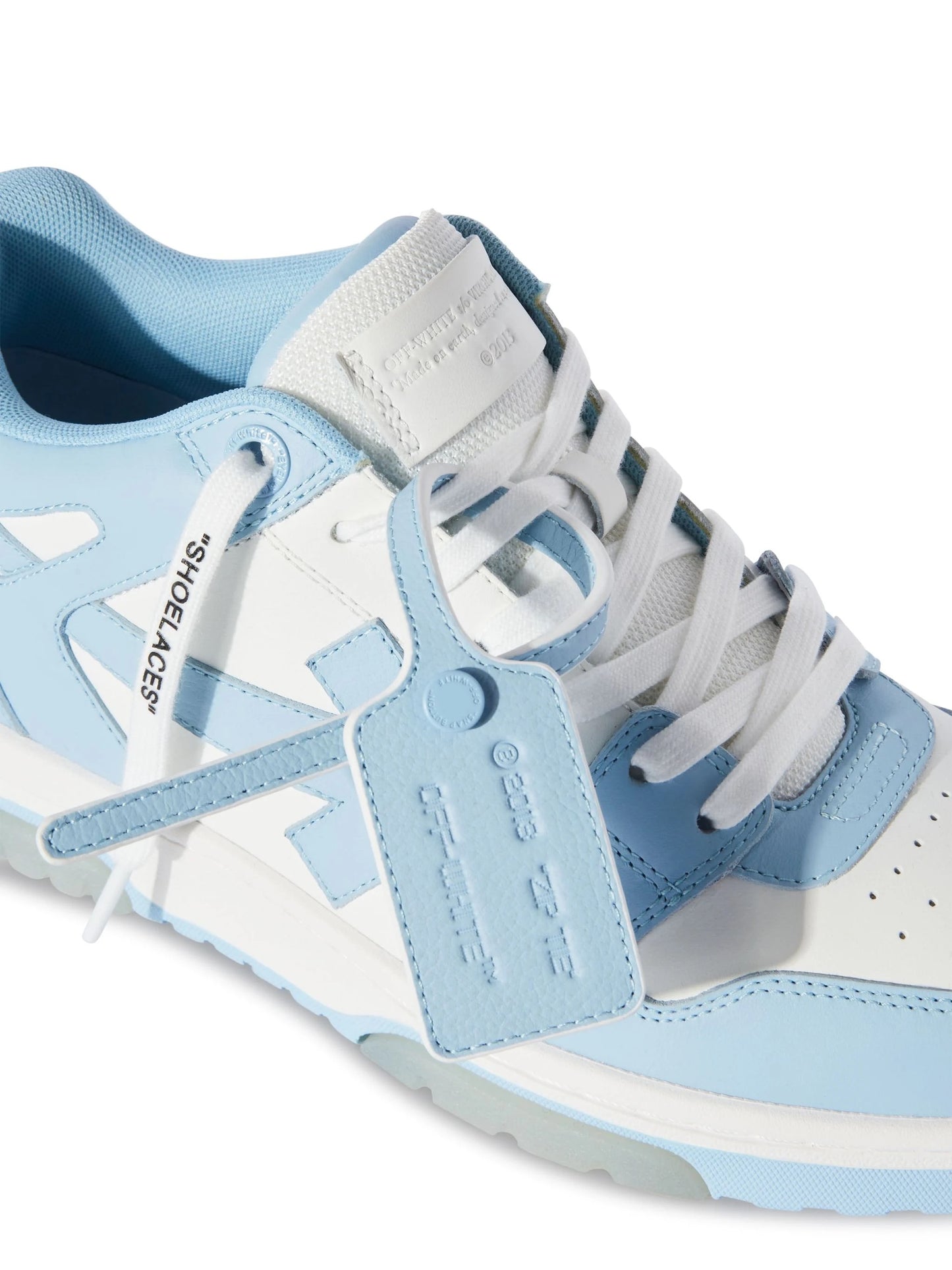 "Off-Sneaker" Babyblue and White