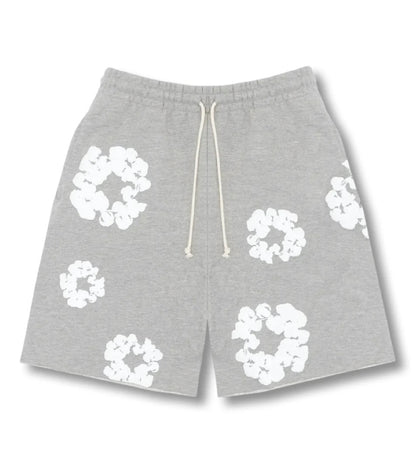 "Flower Shorts" Grey