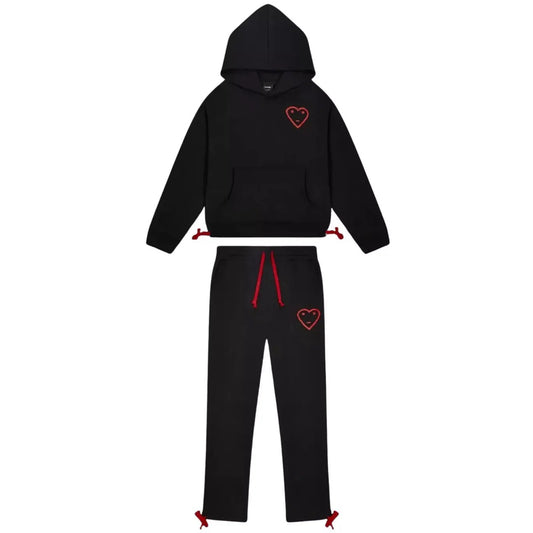 "Sicko-Tracksuit" Black and Red