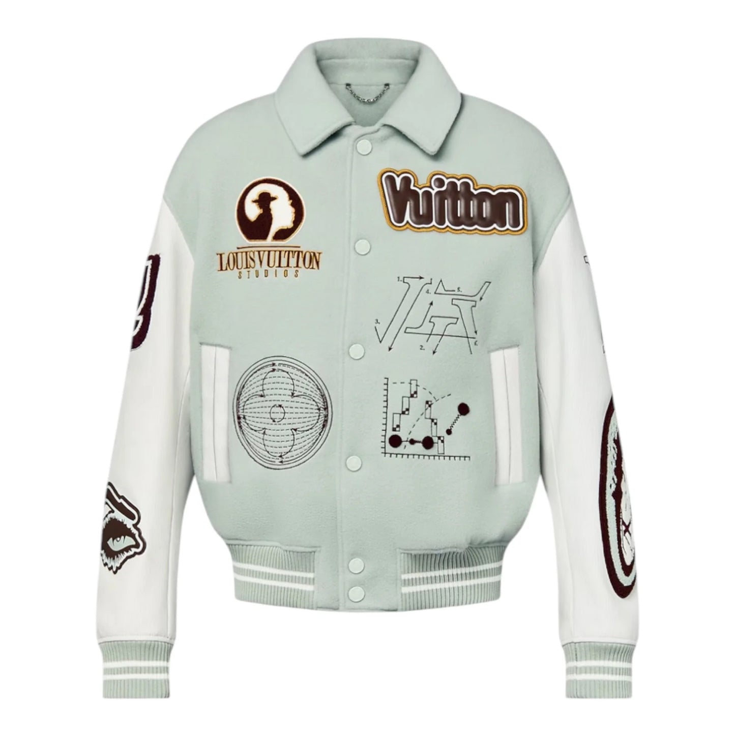 "LV" College Jacke Türkis