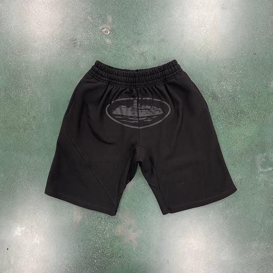 "alcatraz" shorts black on black