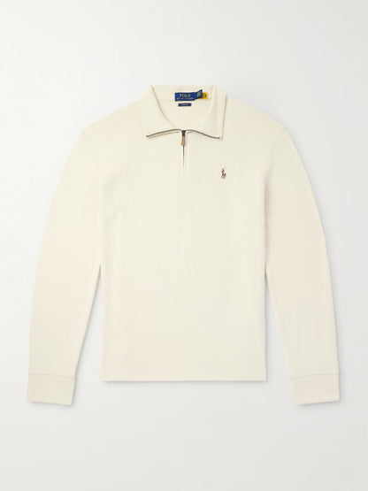 "RL" Halfzip Sweater