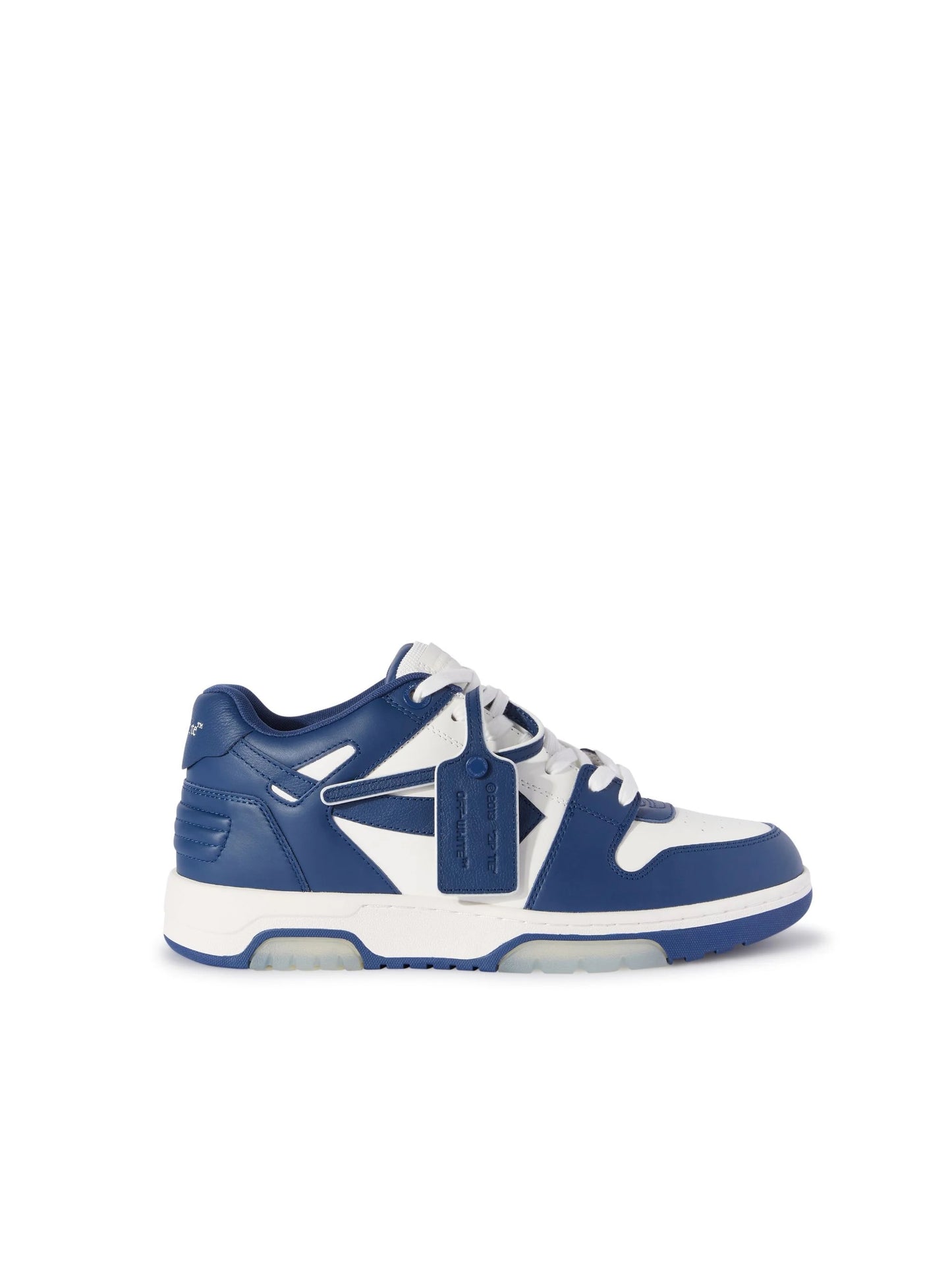 "Off-Sneaker" Blue and White