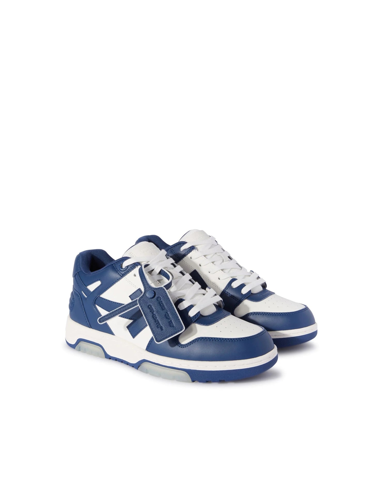 "Off-Sneaker" Blue and White