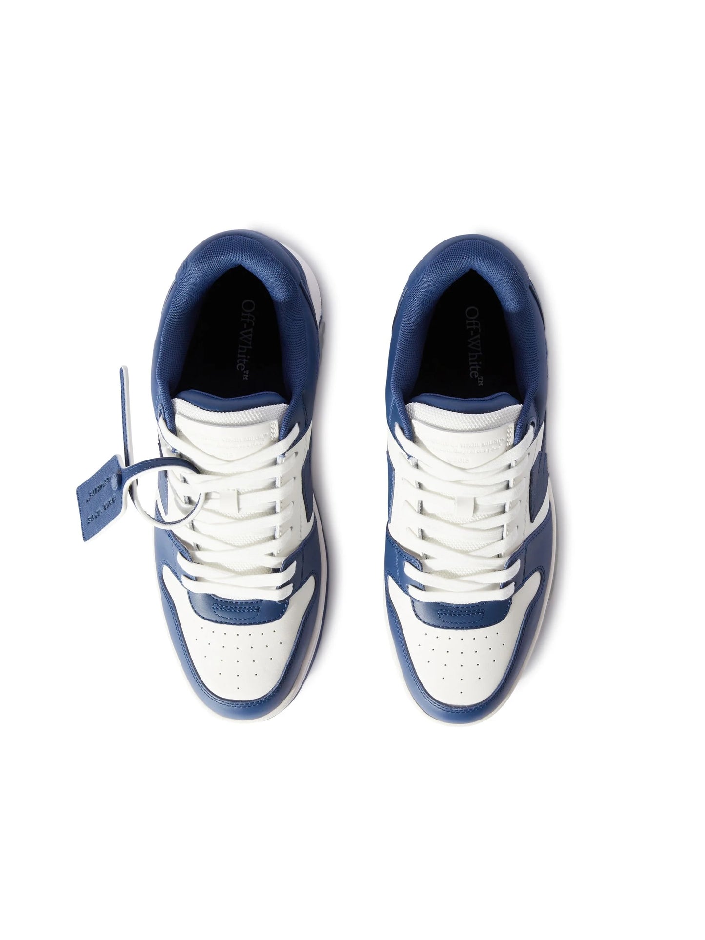 "Off-Sneaker" Blue and White