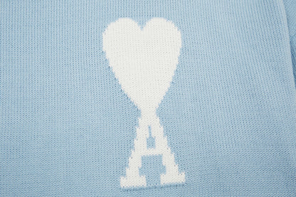 "HEART" - SWEATER BABYBLUE (UNISEX) Lg